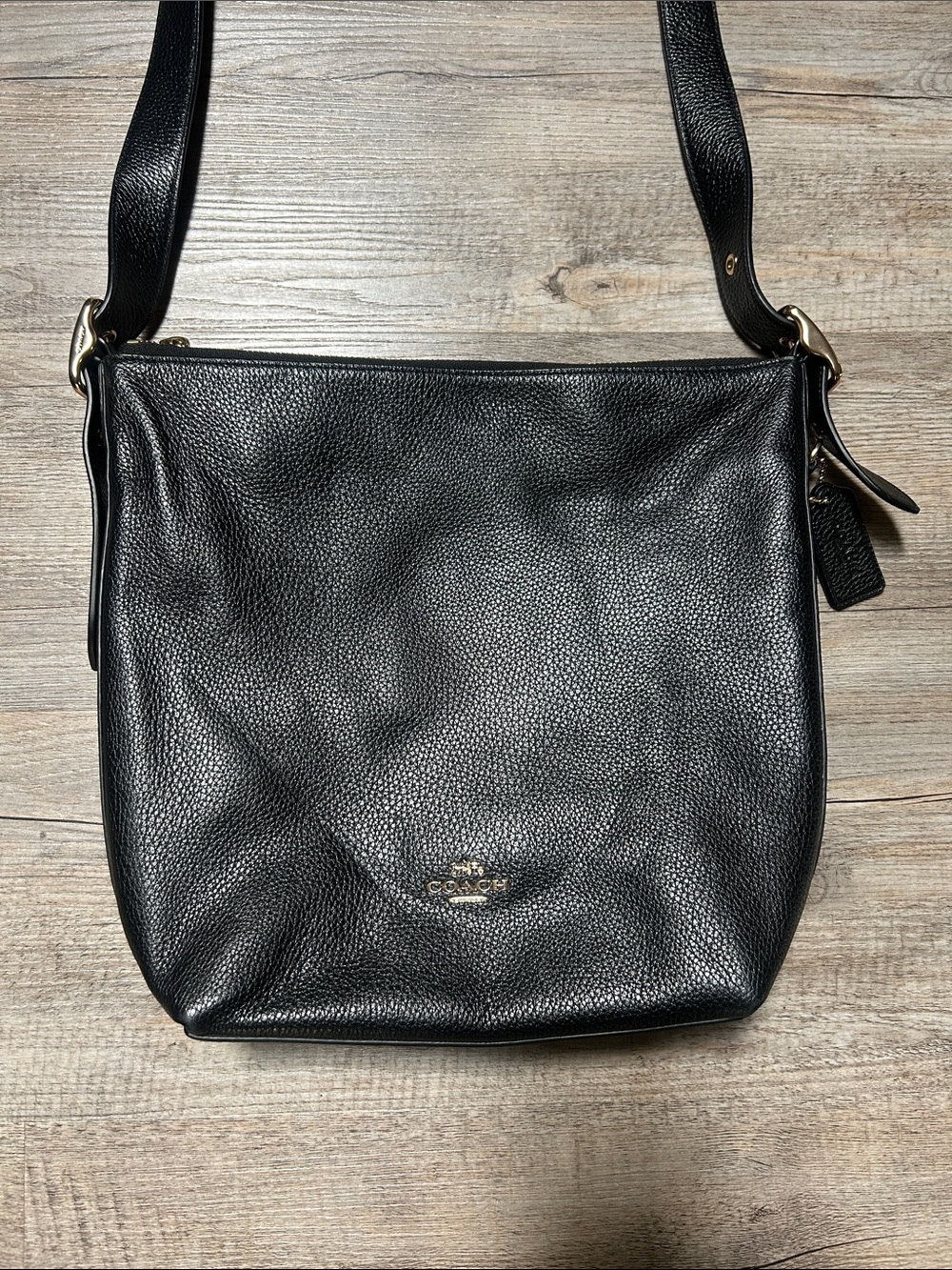 Coach c2818 Val blackLeather Duffle